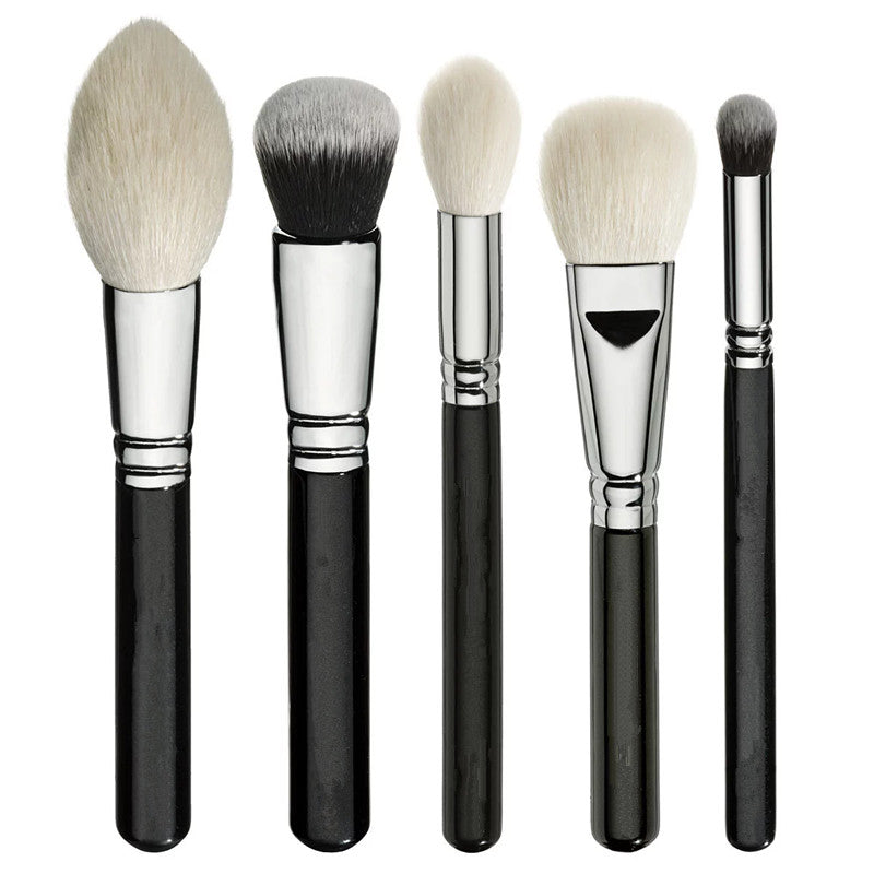 15-Piece Black Makeup Brush Set