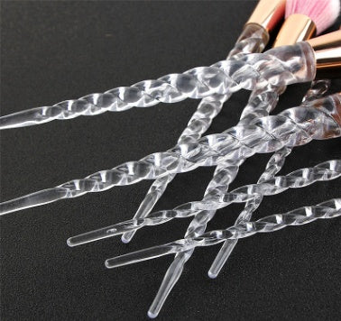Crystal Spiral Makeup Brush Set