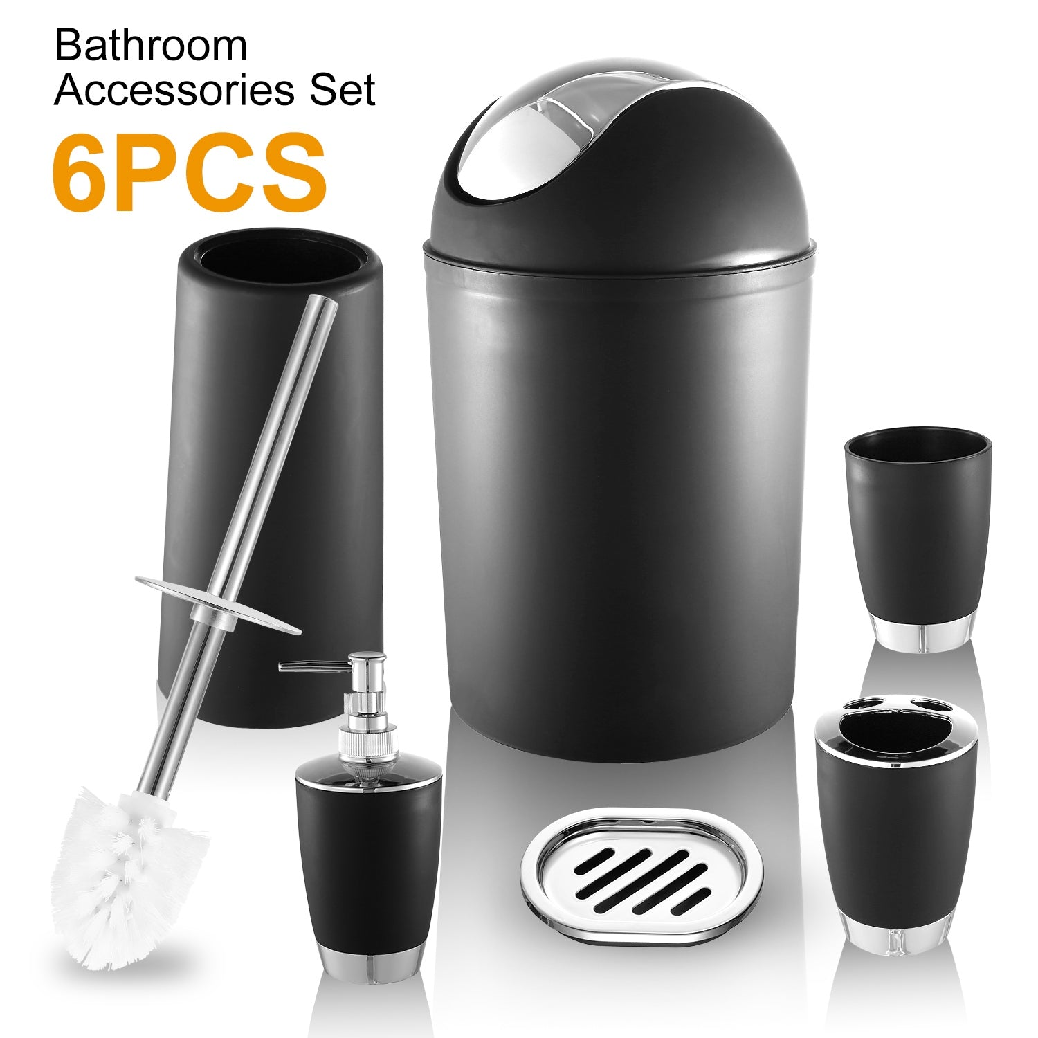 6-Piece Bathroom Accessories Set