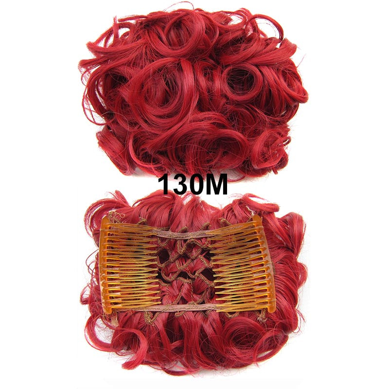 Messy Bun Hairpiece with Clips