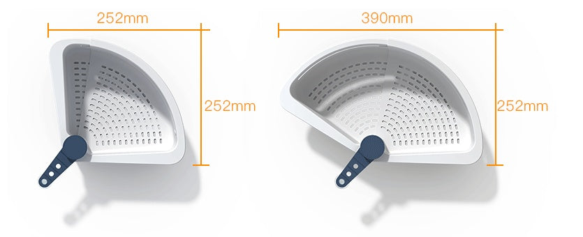 Over-the-Sink Drain Basket and Shelf