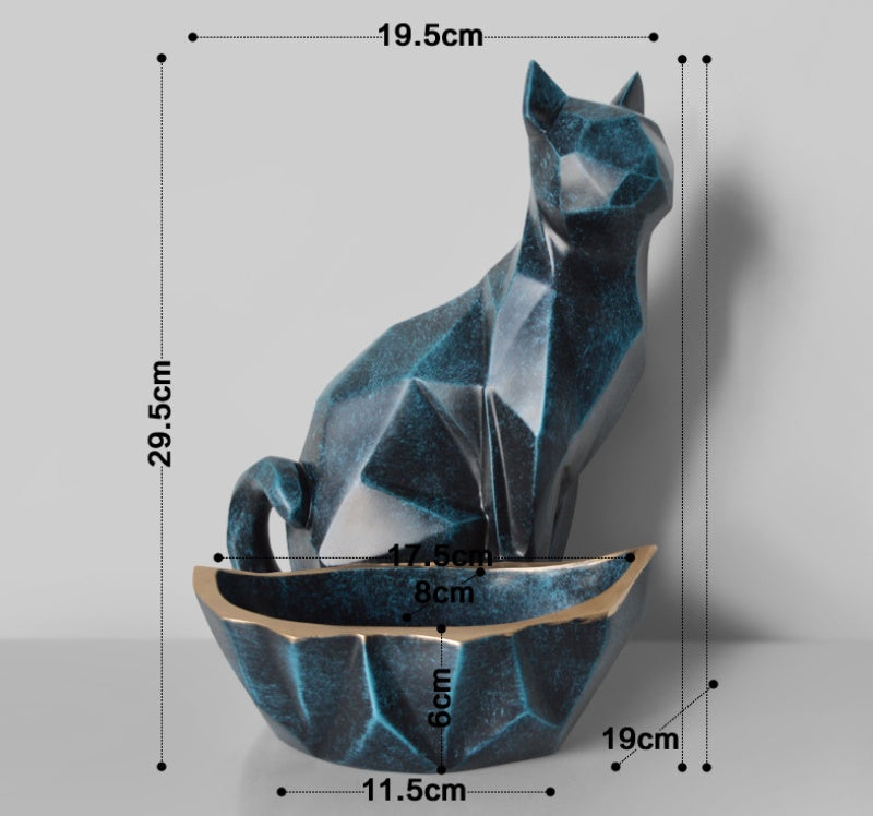 Nordic Lucky Dog or Cat Figurine