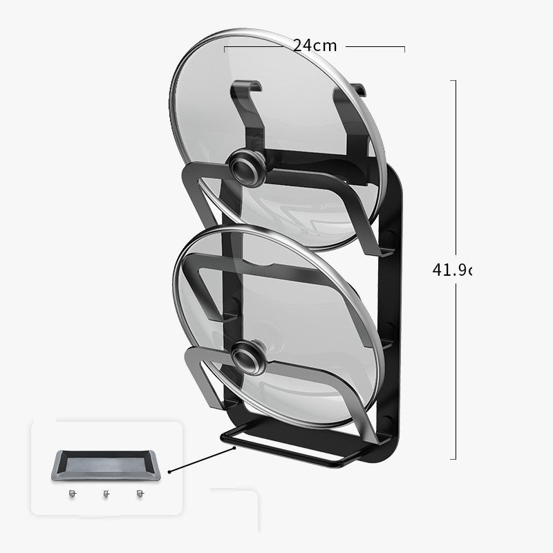 Modular Aluminum Kitchen Wall Rack System