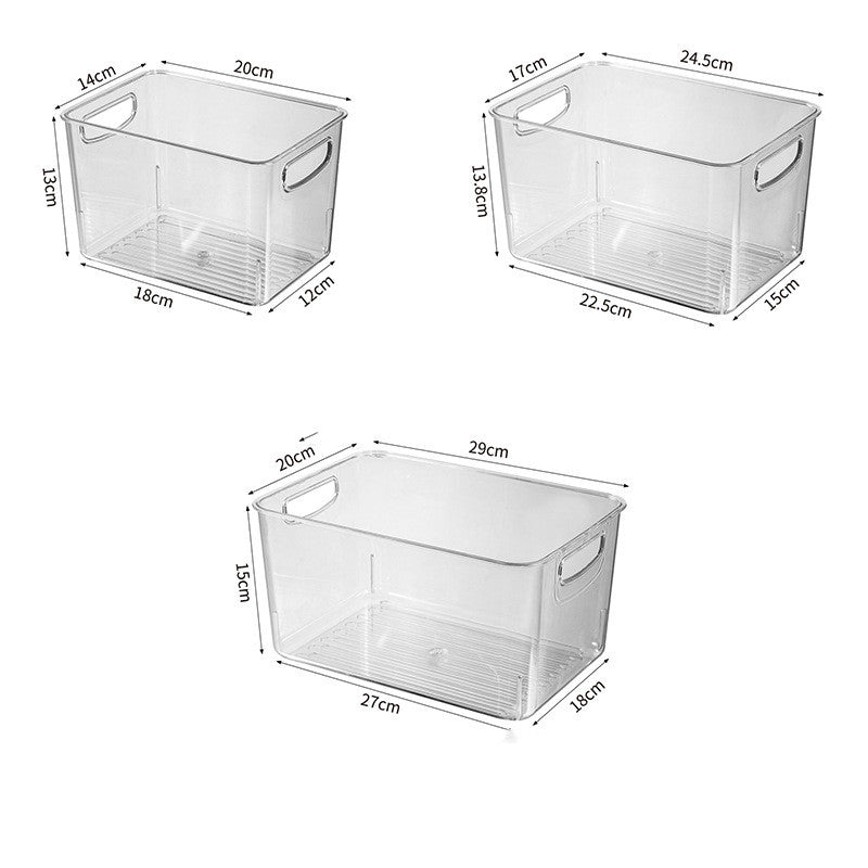 Clear Stackable Fridge Storage Drawers
