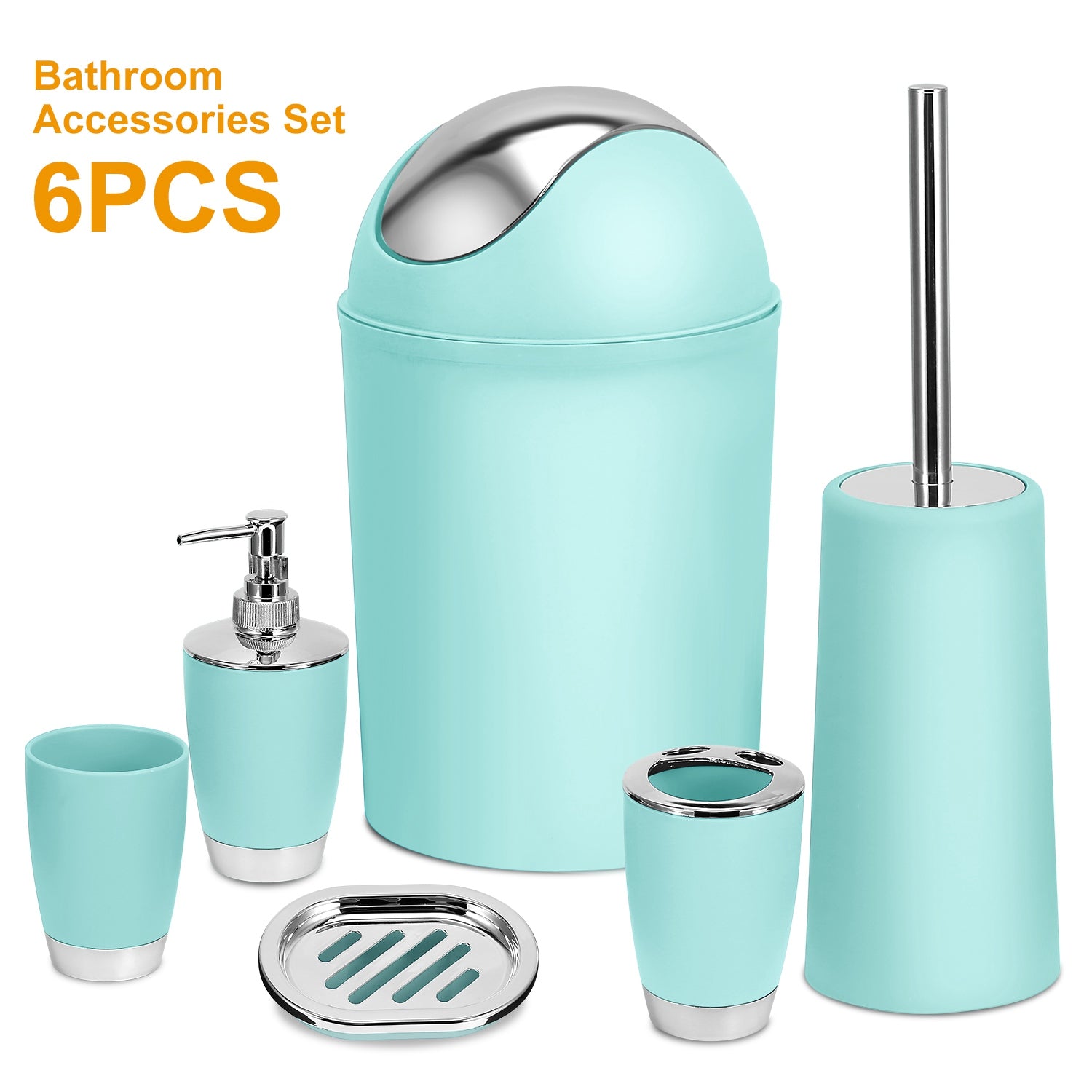 6-Piece Bathroom Accessories Set