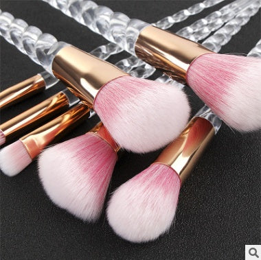 Crystal Spiral Makeup Brush Set