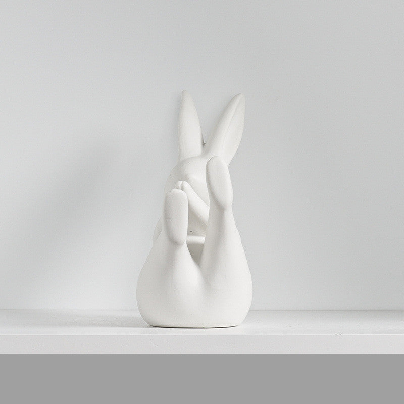 Ceramic Rabbit Figurine