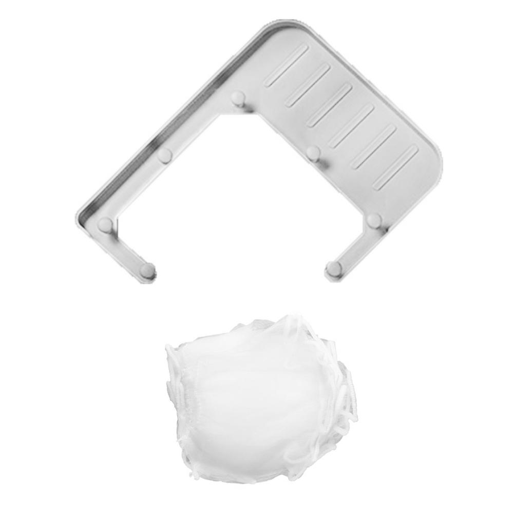Corner Sink Strainer with 100 Filter Bags