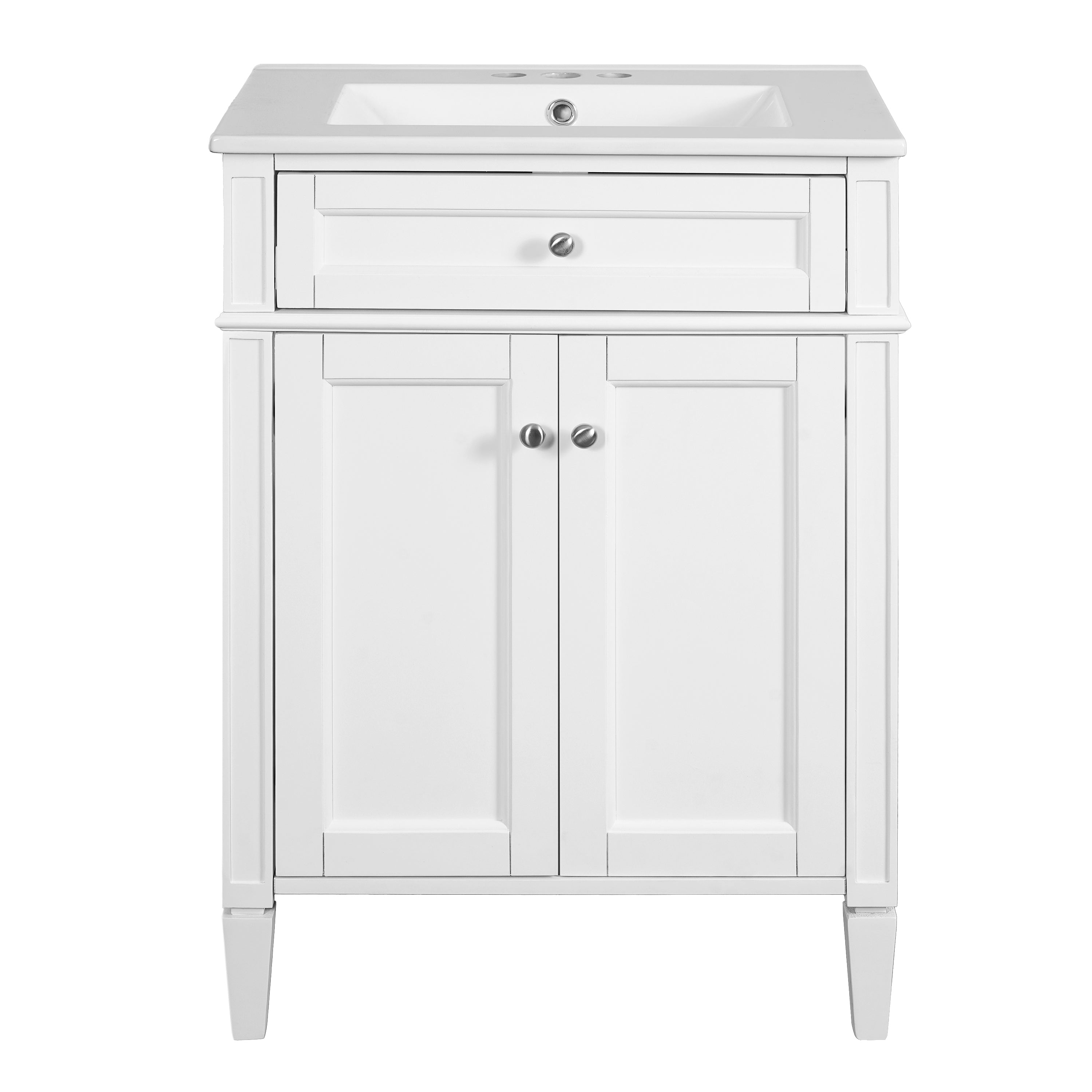 24 in Bathroom Vanity with Ceramic Sink
