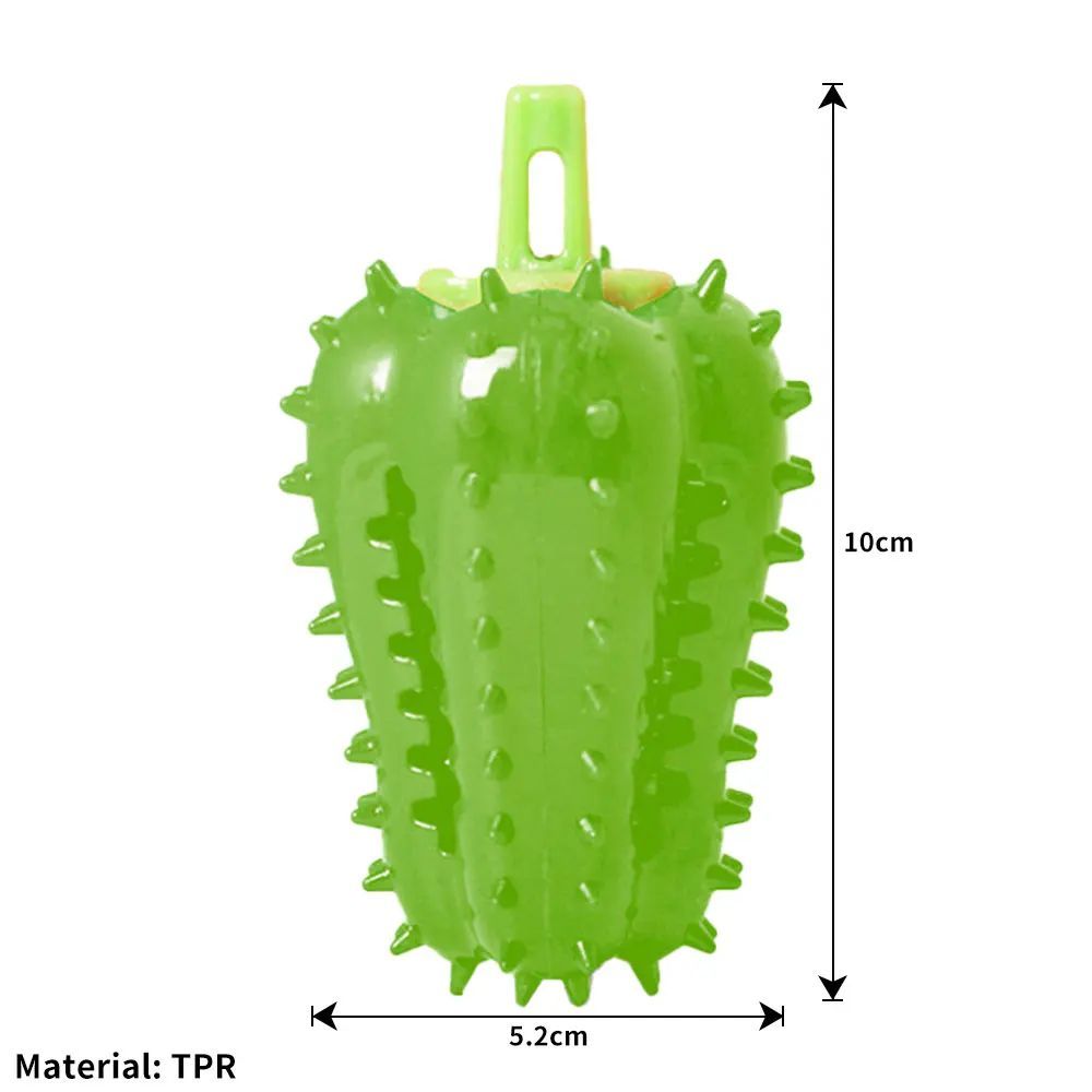 Rubber Chili Treat Toy for Dogs