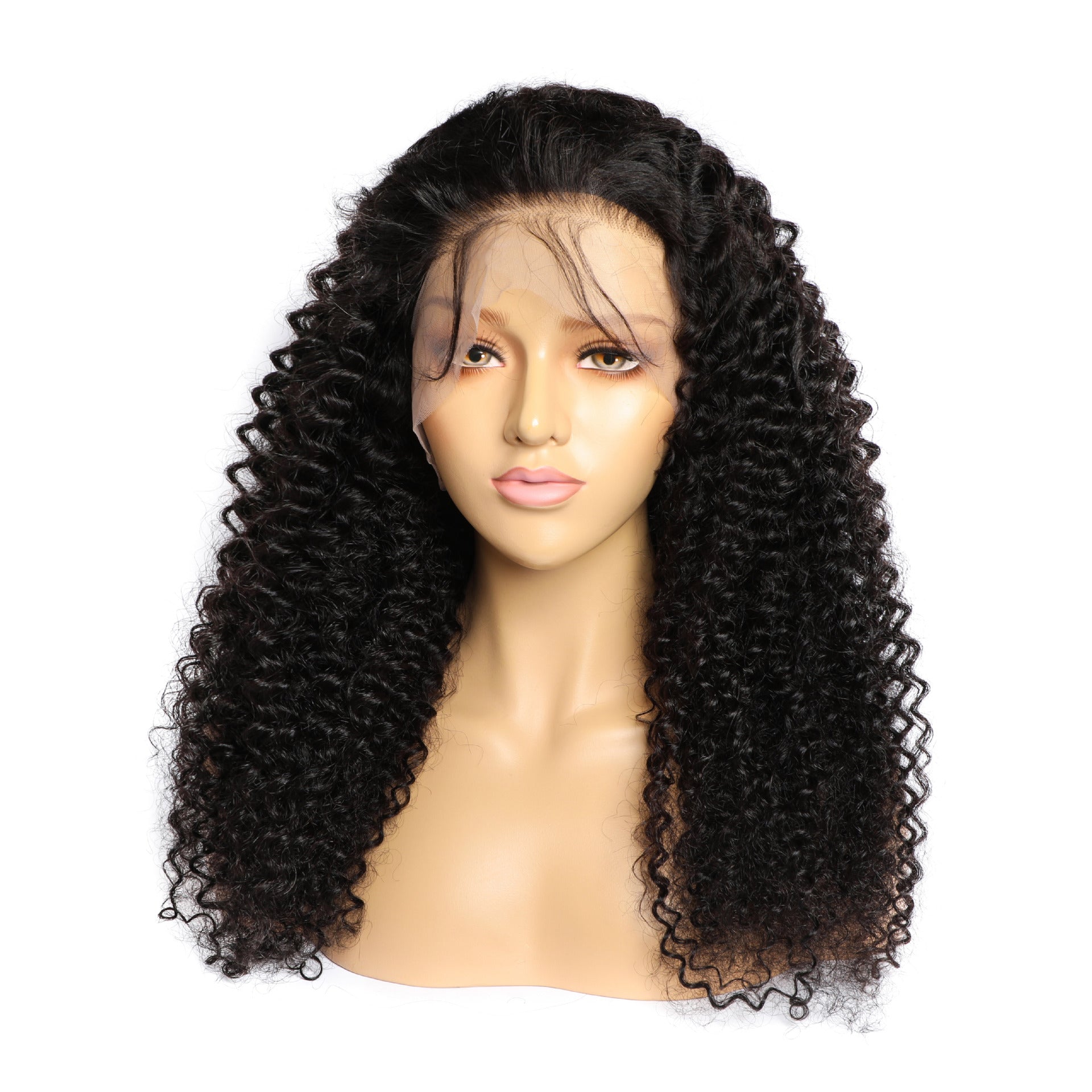 Curly Human Hair Lace Front Wig