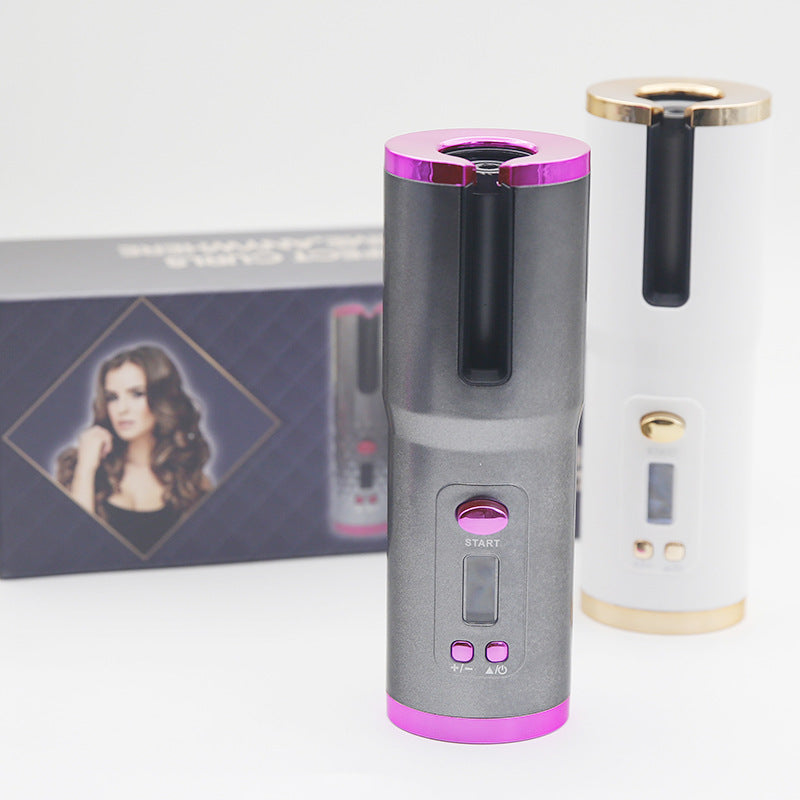 Cordless Automatic Hair Curler, USB Rechargeable