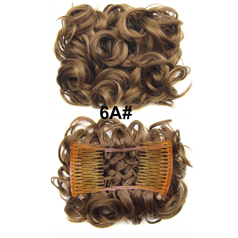 Messy Bun Hairpiece with Clips
