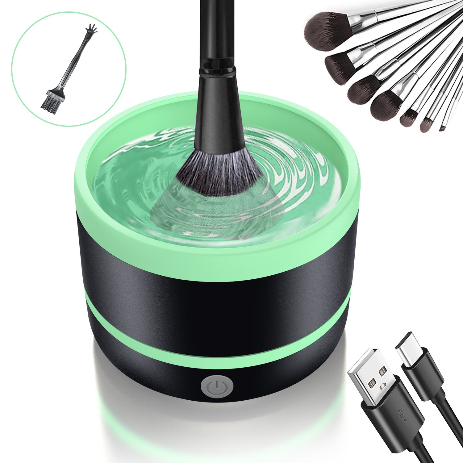 Electric Makeup Brush Cleaner, USB-C