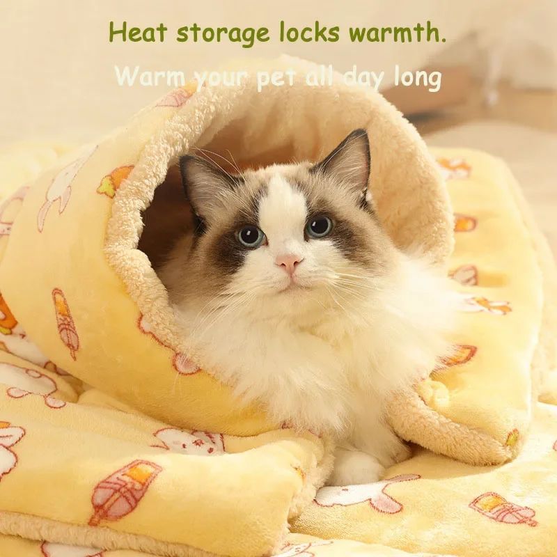 Soft Fleece Pet Blanket for Cats and Dogs