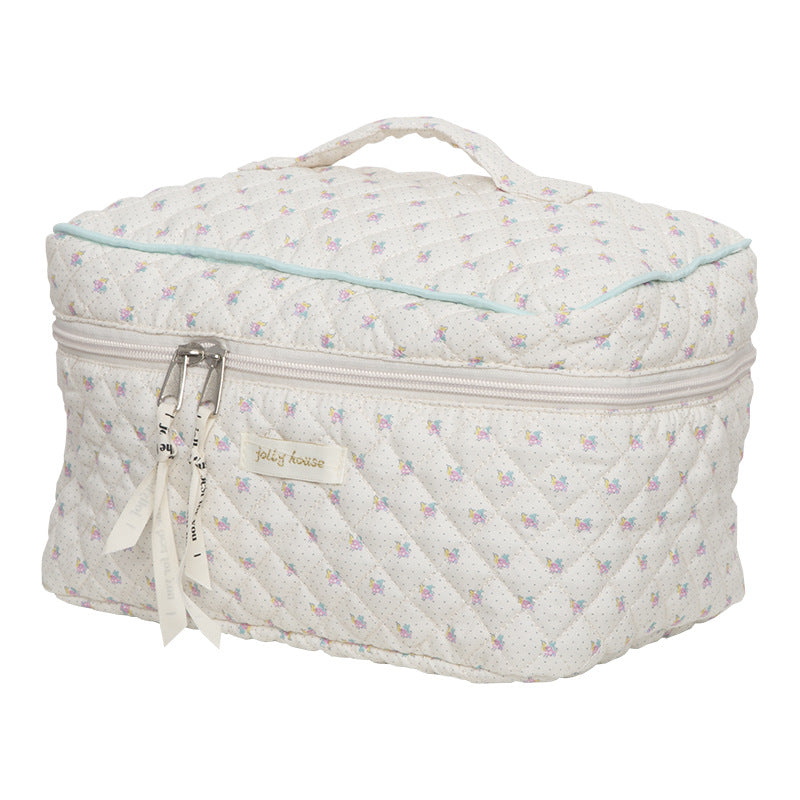 Printed Cotton Toiletry Bag