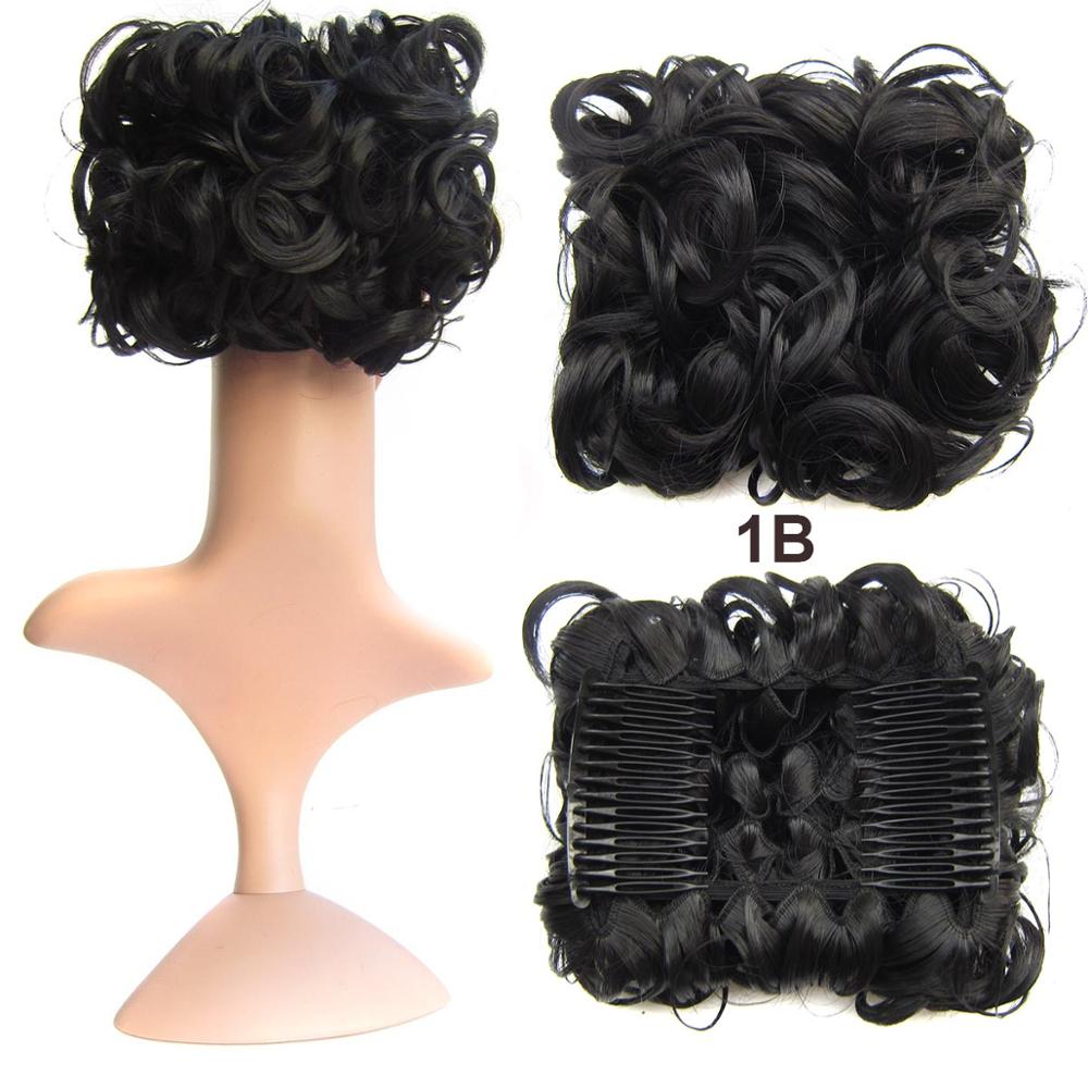 Messy Bun Hairpiece with Clips