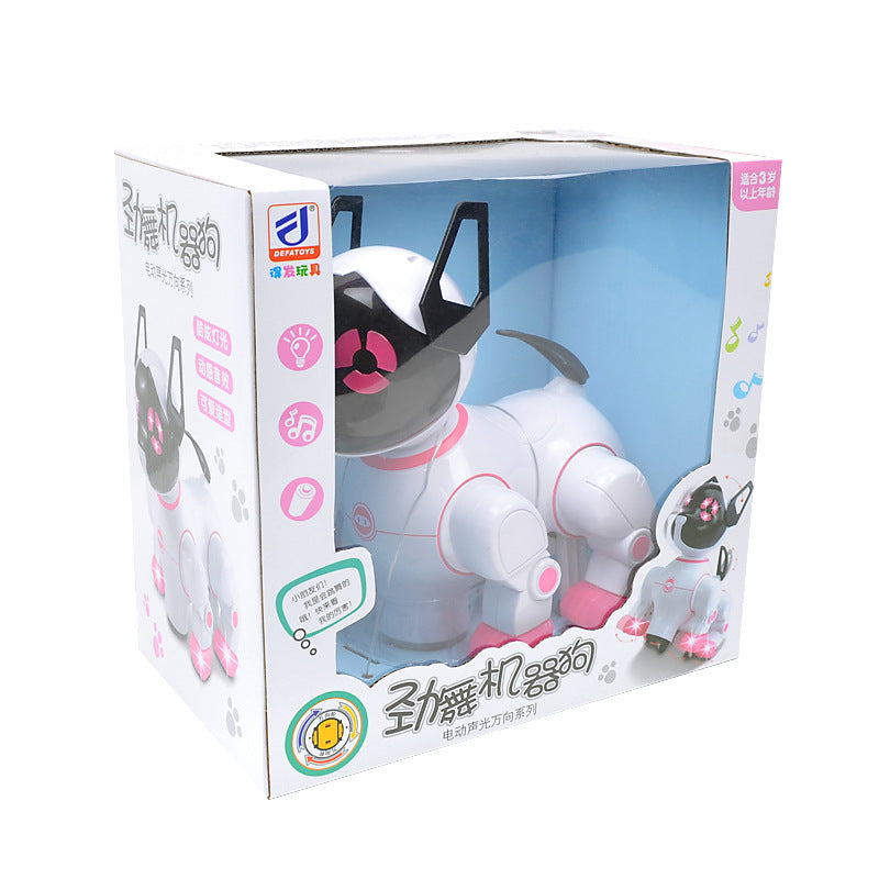 Dancing Robot Dog Toy with Lights and Music