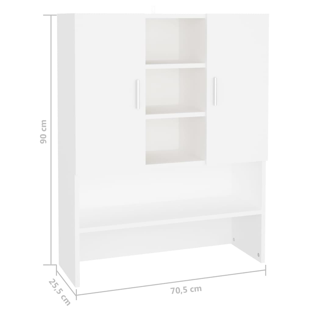 Over-the-Washer Bathroom Storage Cabinet