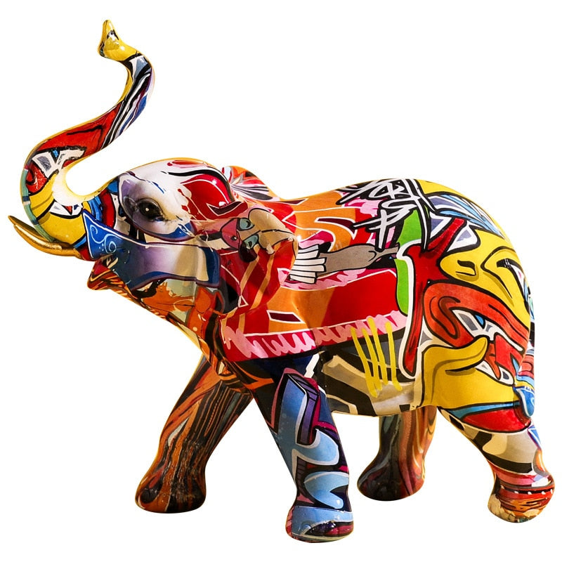 Resin Elephant Figurine