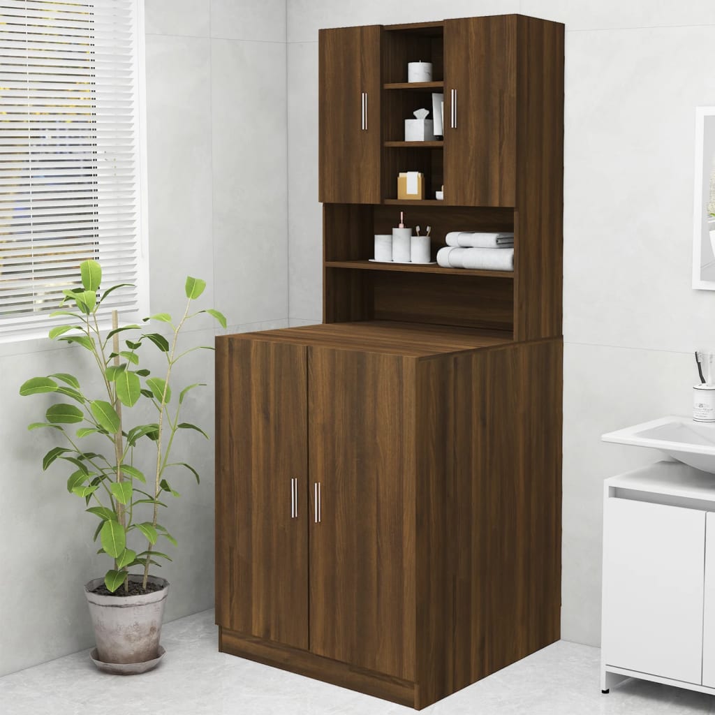 Over-the-Washer Bathroom Storage Cabinet