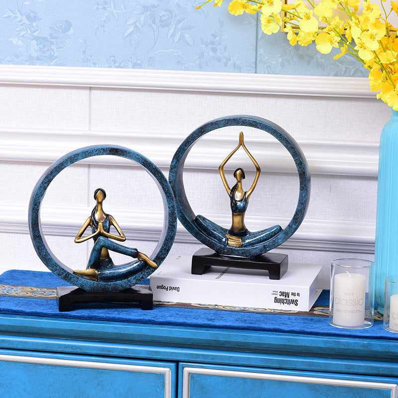 Resin Yoga Figurine