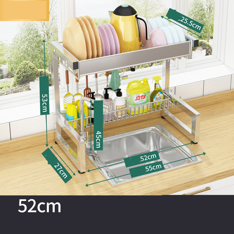 Stainless Steel Over-the-Sink Shelf