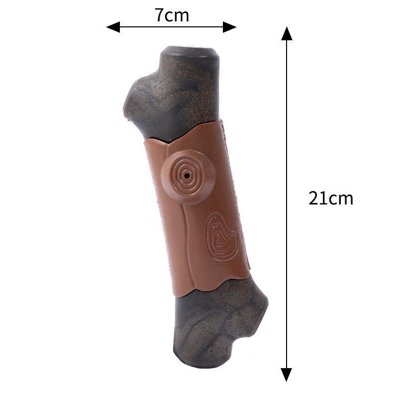 Bacon-Flavored Nylon Chew Toy for Large Dogs