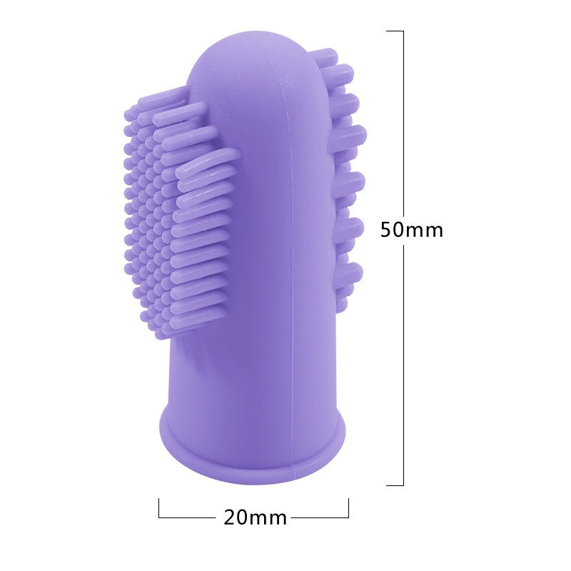 Silicone Finger Toothbrush for Dogs and Cats