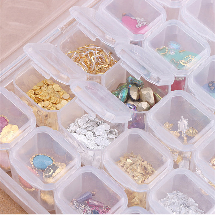 28-Compartment Bead and Rhinestone Organizer