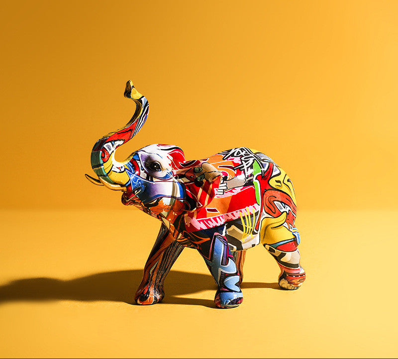 Resin Elephant Figurine