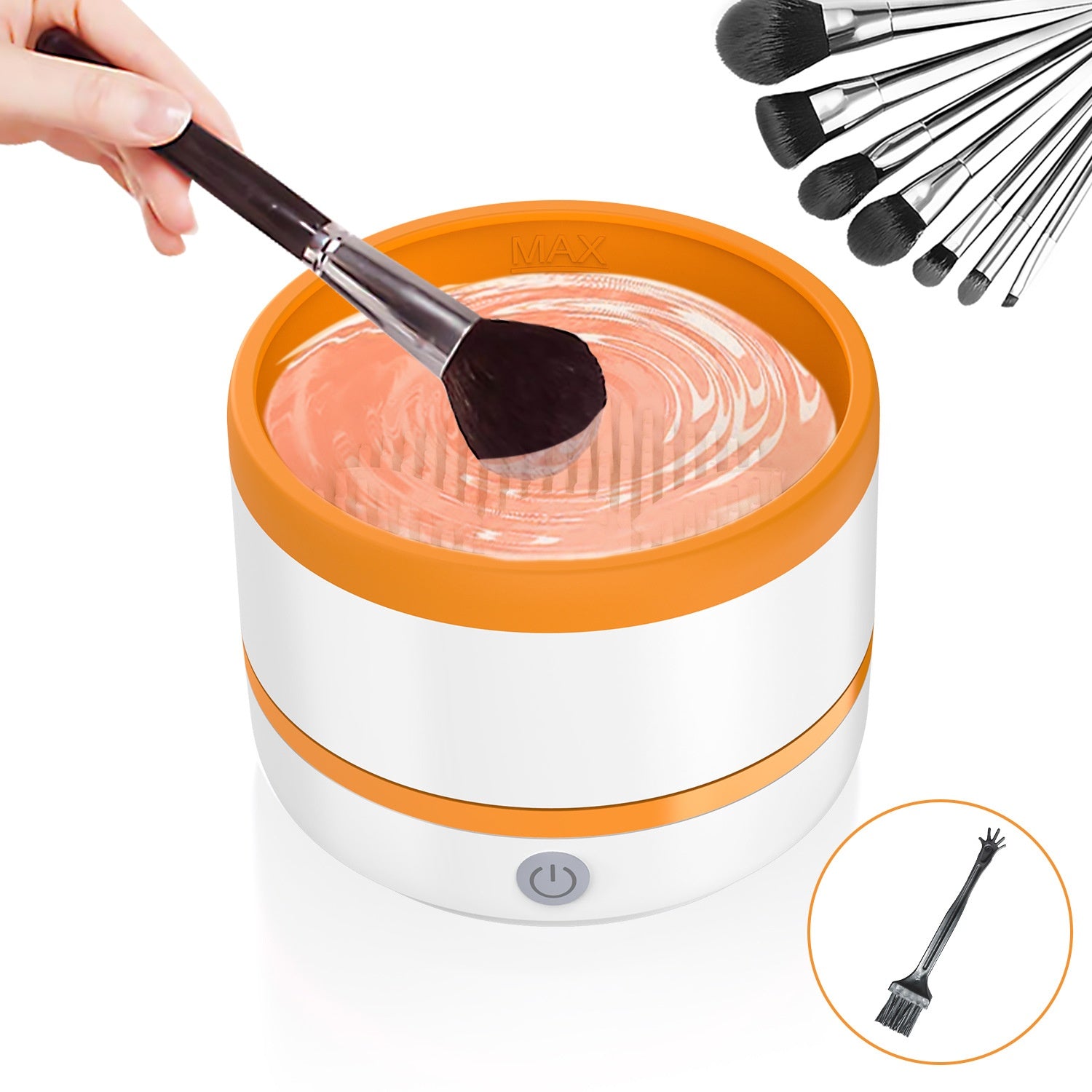 Automatic Makeup Brush Cleaner