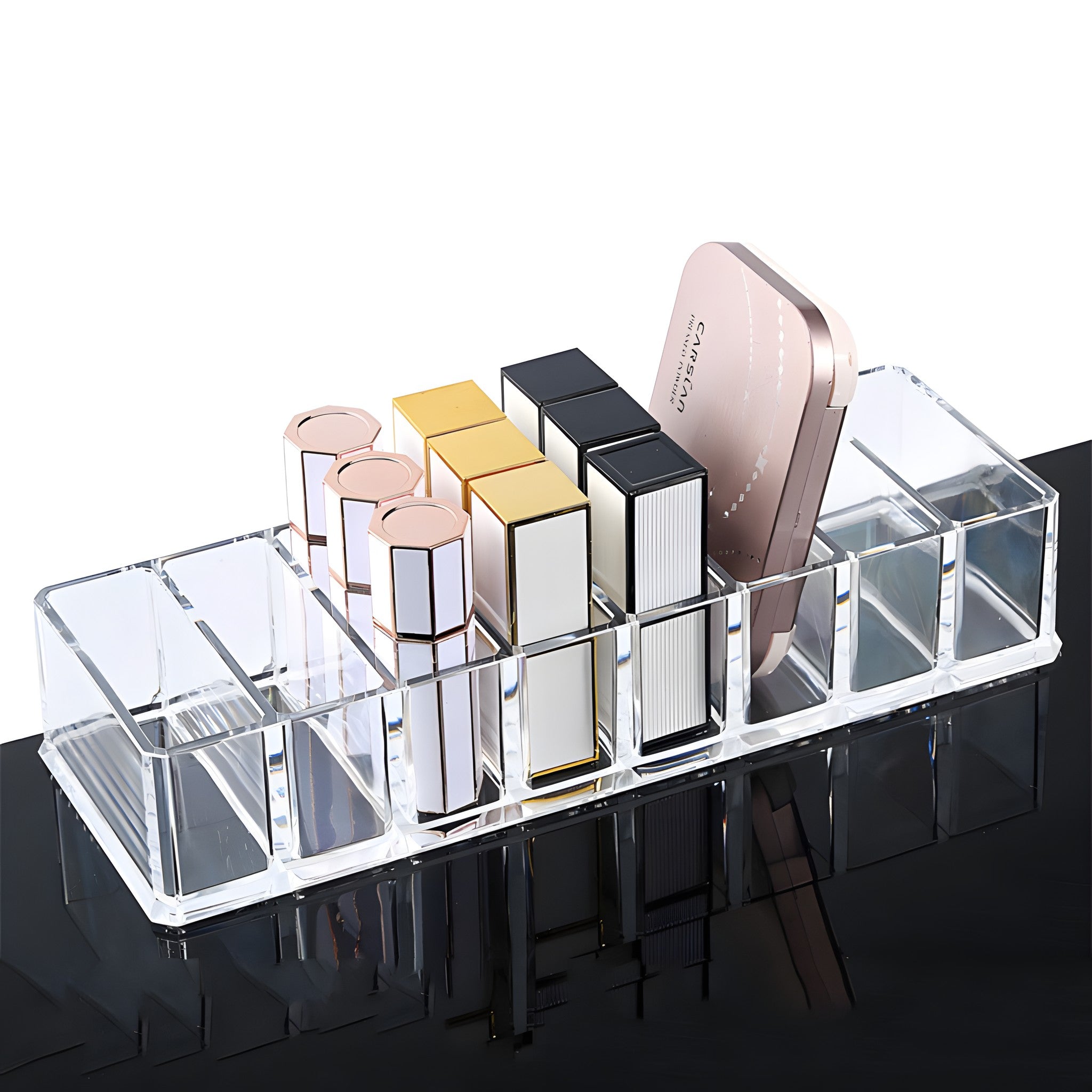 Clear Makeup Palette Organizer with Dividers