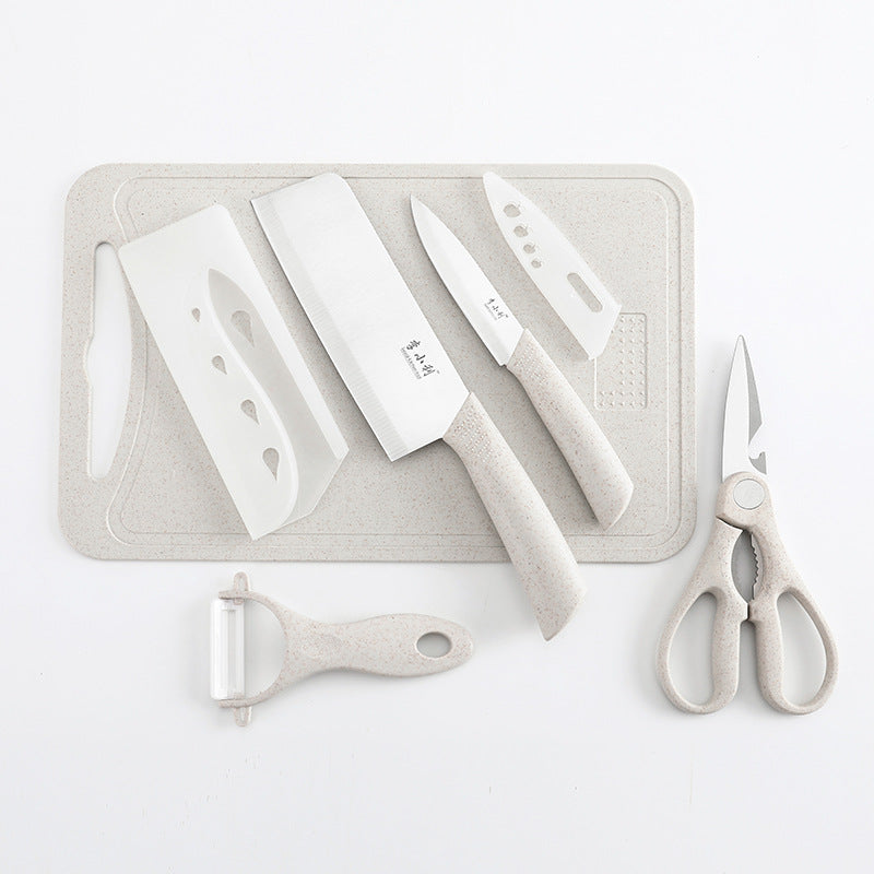 Stainless Steel Kitchen Knife Set with Covers