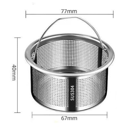 Stainless Steel Pop-Up Sink Strainer