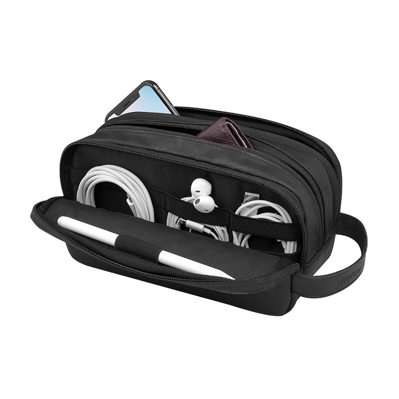 Leather Travel Document and Gadget Bag