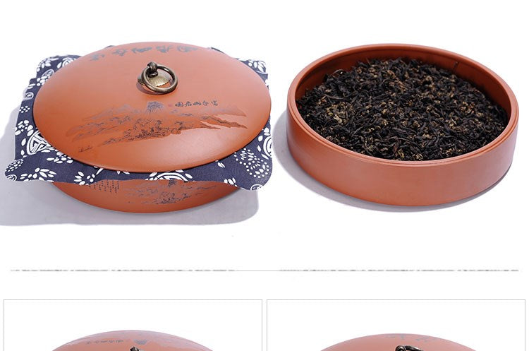 Clay Tea Caddy