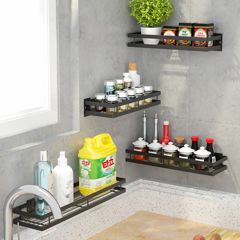 Wall-Mounted Spice Rack Basket