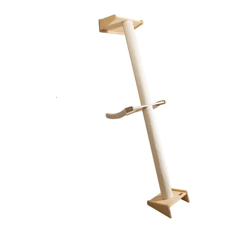 Wall-Mounted Wooden Cat Shelf