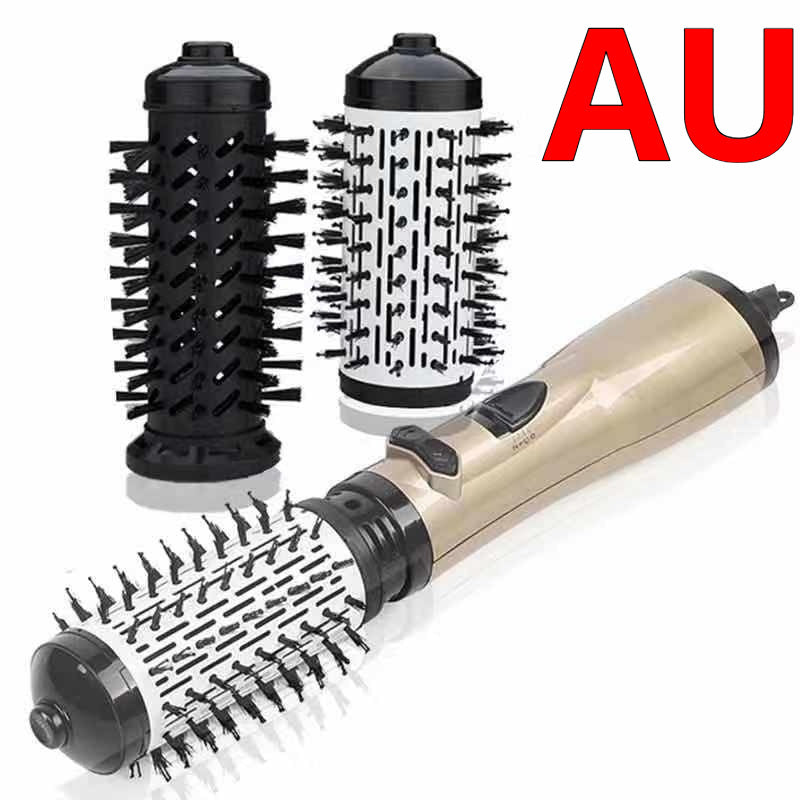 2-in-1 Hot Air Brush and Curling Wand
