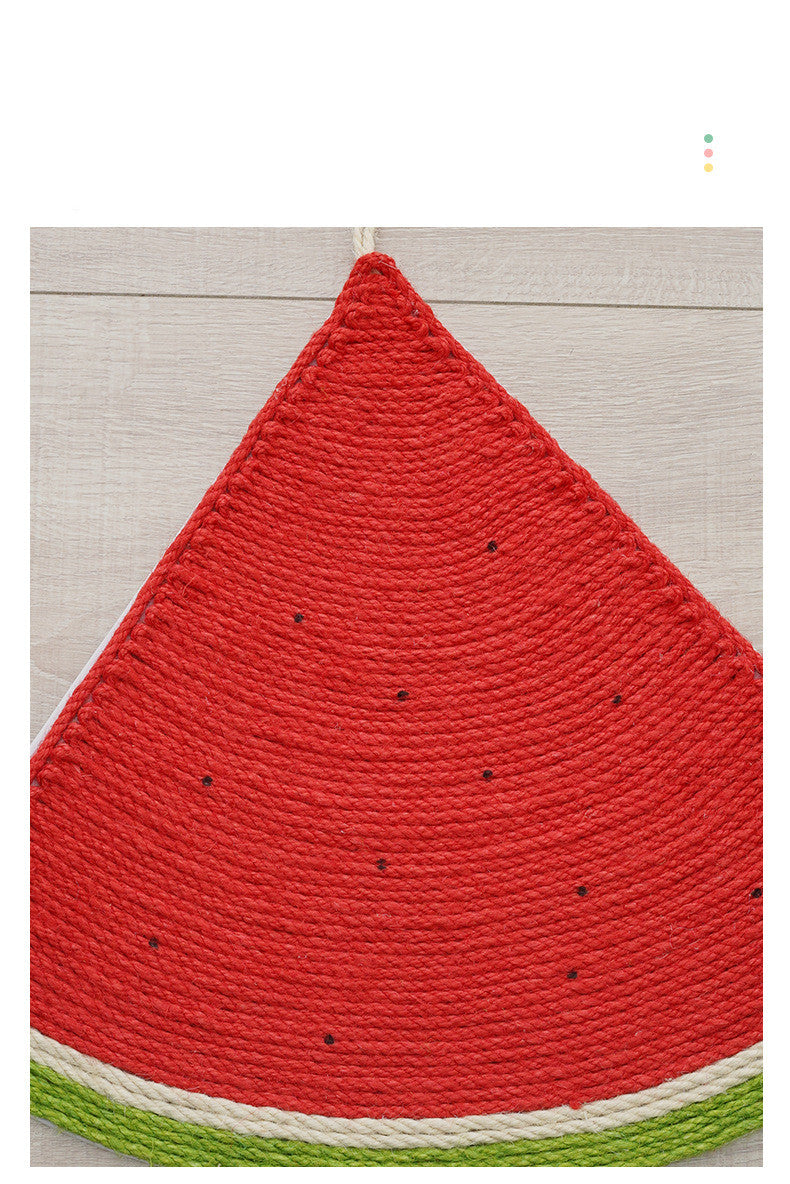 Watermelon Sisal Cat Scratching Pad