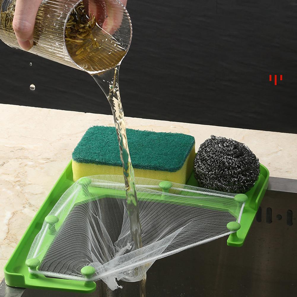 Corner Sink Strainer with 100 Filter Bags