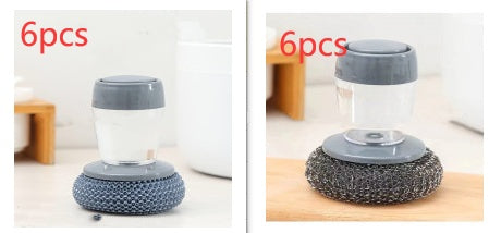 Soap-Dispensing Palm Brush