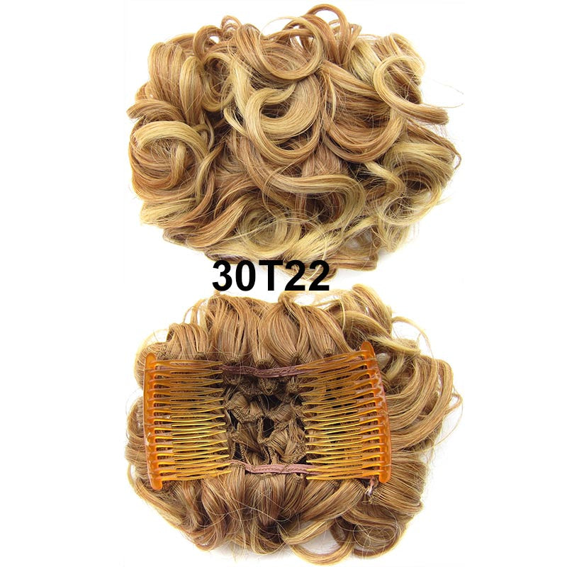 Messy Bun Hairpiece with Clips