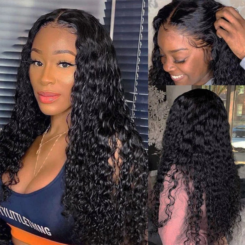 Curly Human Hair Lace Front Wig