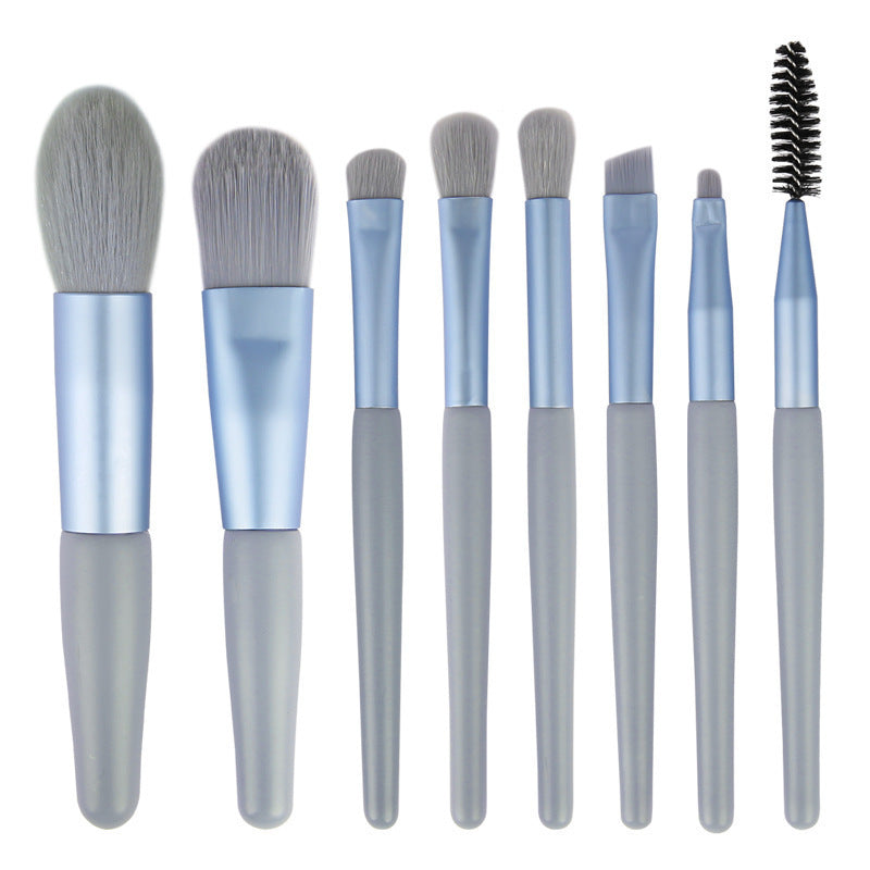 8-Piece Morandi Makeup Brush Set