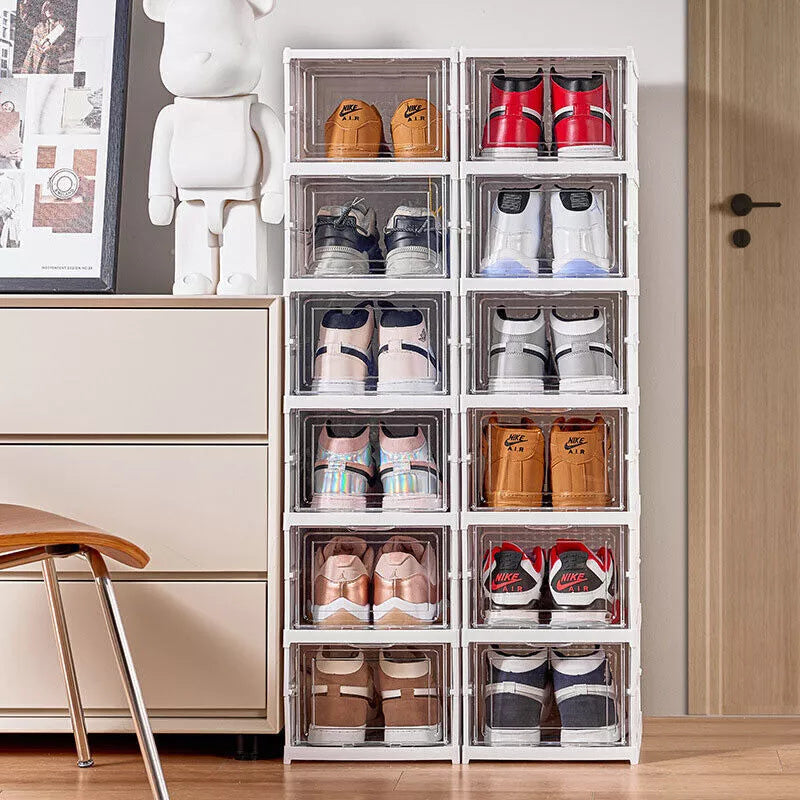 6-Tier Stackable Foldable Shoe Organizer