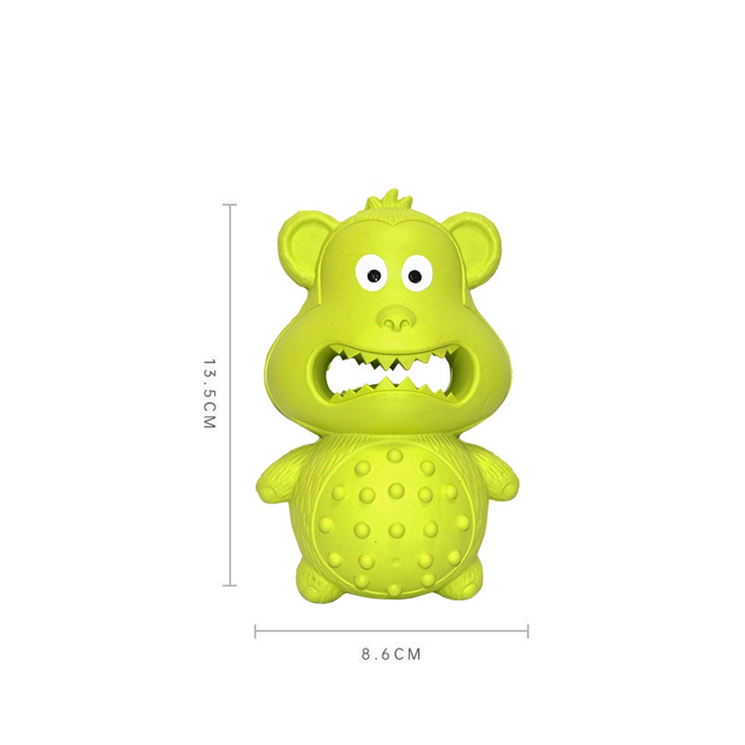 Rubber Squeaky Treat Toy for Strong Chewers