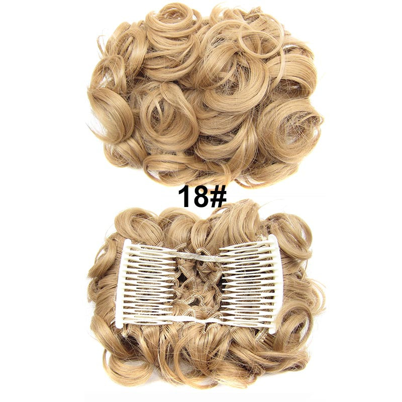Messy Bun Hairpiece with Clips