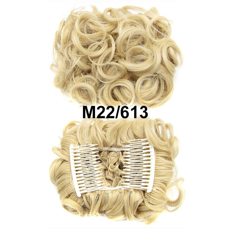 Messy Bun Hairpiece with Clips